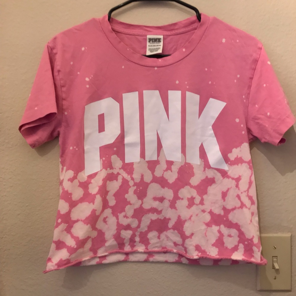 Victoria’s Secret (PINK) Tie Dye Cropped Shirt
